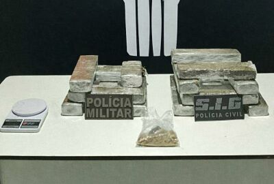 Imagem da notícia Três são presos por tráfico de drogas em operação conjunta em Água Clara